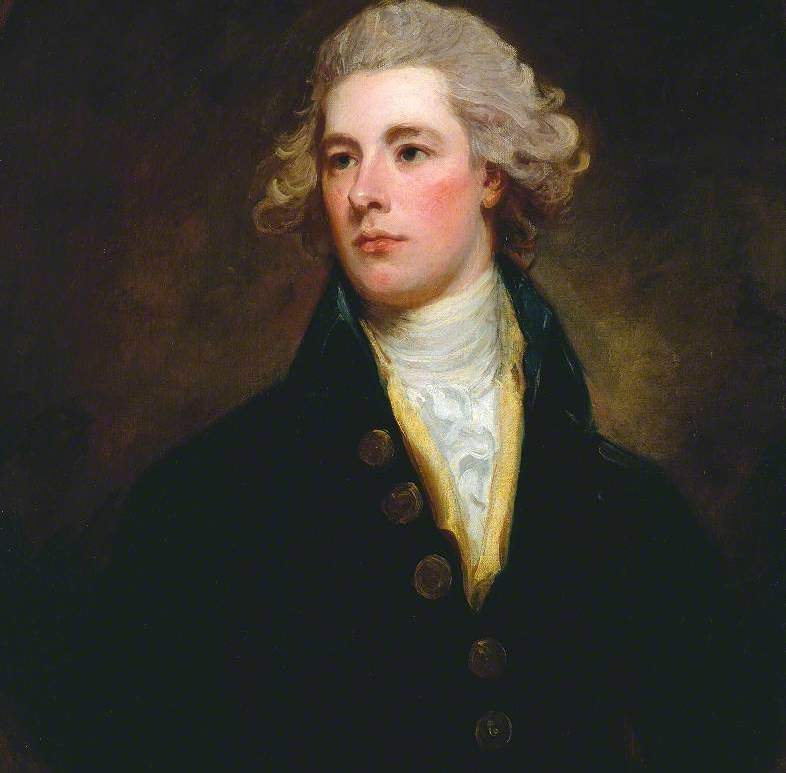 portrait of a young man in 18th-century dress